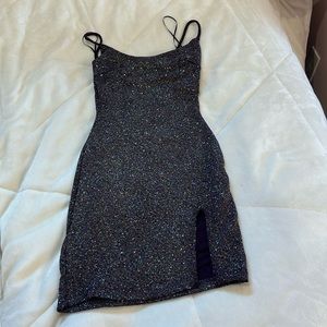 Red sparkly dress, never worn.